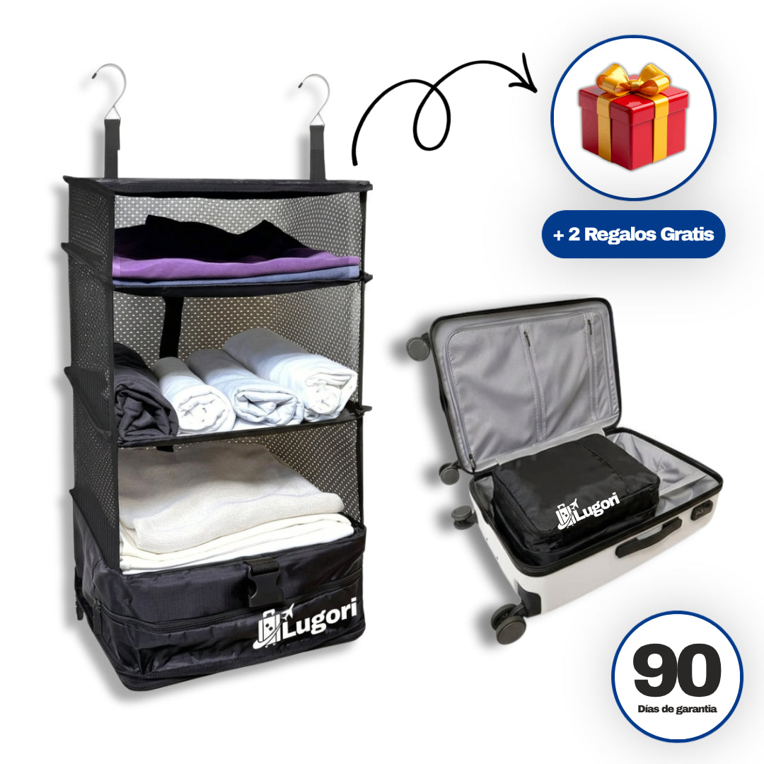 Lugori™ Organizador de equipaje plegable