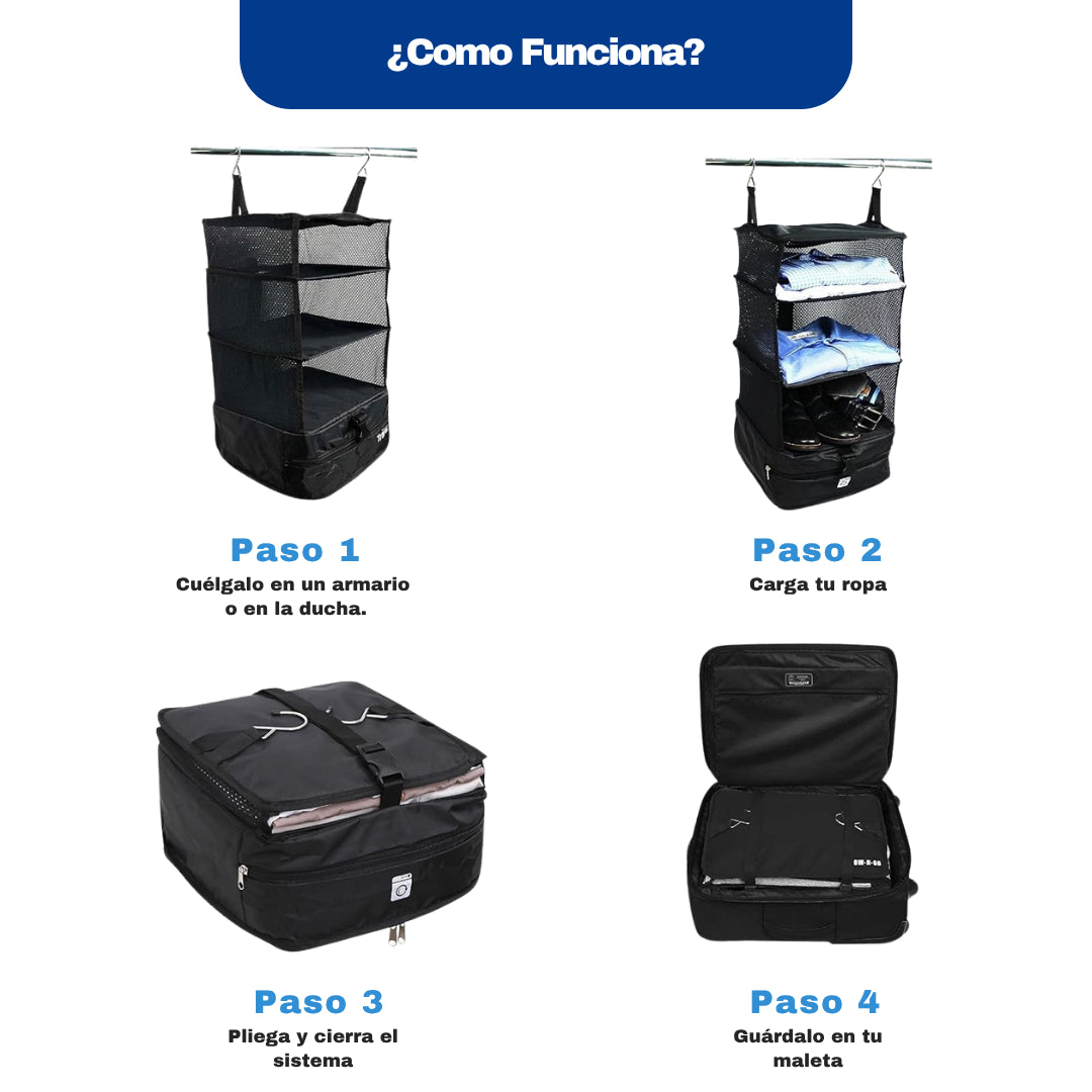 Lugori™ Organizador de equipaje plegable